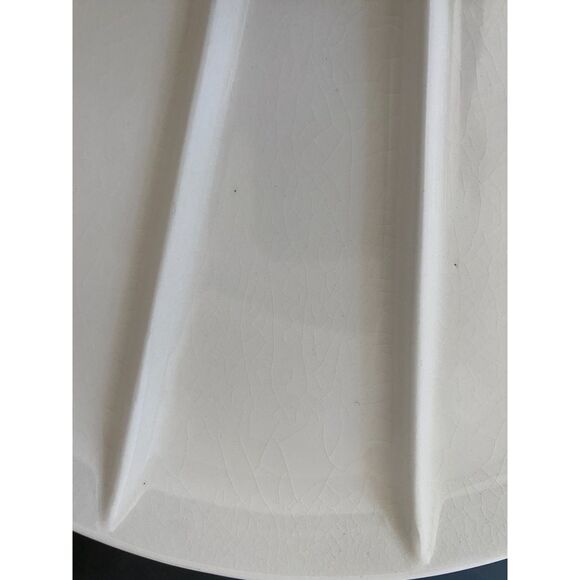 9 1/4" White Fondue Plates Vintage Set of 3 Japan - Picture 7 of 9